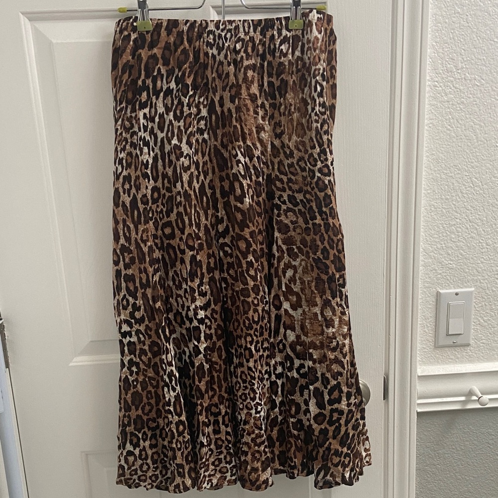 Leopard Print Women's Skirt
